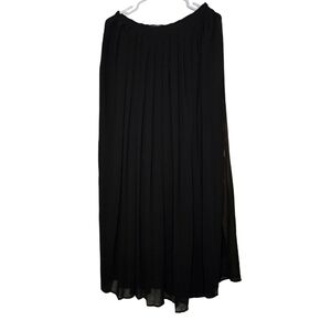 Cynthia Vincent Black Maxi Skirt
